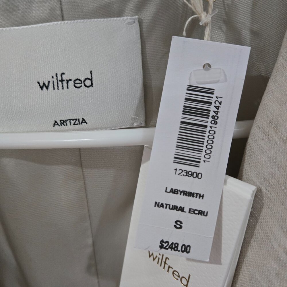 Wilfred Aritzia Sz Small Labyrinth Trench Coat - Picture 3 of 9